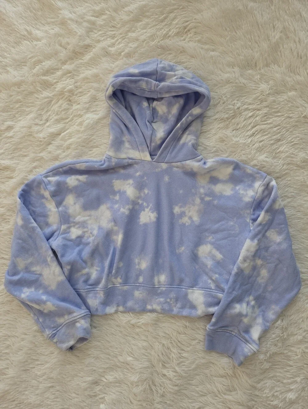 Sugar & Jade Bundle Of 2 Cropped Tie Dye Hoodie Sweatshirts Girls Size 12/14